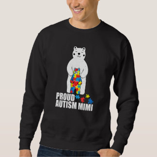 Stolzes Mimi-Bär-Autismus-Bewusstseins-Puzzleteil Sweatshirt