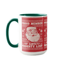Stolzes Mitglied auf Santas unartiger Liste