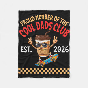 Stolzes Mitglied cooler Väter Club est 2026 Skater Fleecedecke
