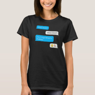Stolzes Mitglied der französischen Minderheit mit T-Shirt