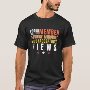 Stolzes Mitglied der französischen Minderheit mit T-Shirt