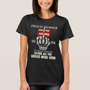 Stolzes Mitglied der Gefühls 1965 1980 Die Ba T-Shirt