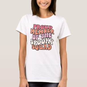 Stolzes Mitglied der Spooky Squad Halloween T-Shirt