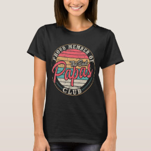 Stolzes Mitglied des Bad Papas Club Grandpa Vater  T-Shirt