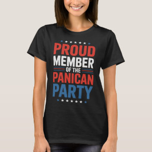 Stolzes Mitglied des panamerikanischen Party gegen T-Shirt