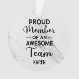 Stolzes Mitglied eines Phantastischen Teams, Indiv Ornament