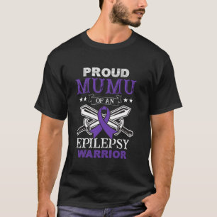 Stolzes MuMu einer Epilepsie-Krieger-Familie Match T-Shirt