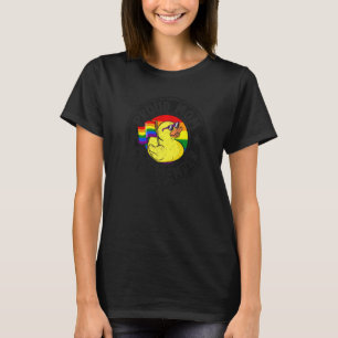 Stolzes-Mutter-Club-Mitglied-Gummiente-Regenbogen- T-Shirt
