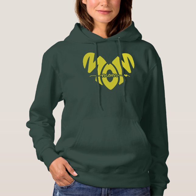 Stolzes Mütterleben Hoodie (Vorderseite)