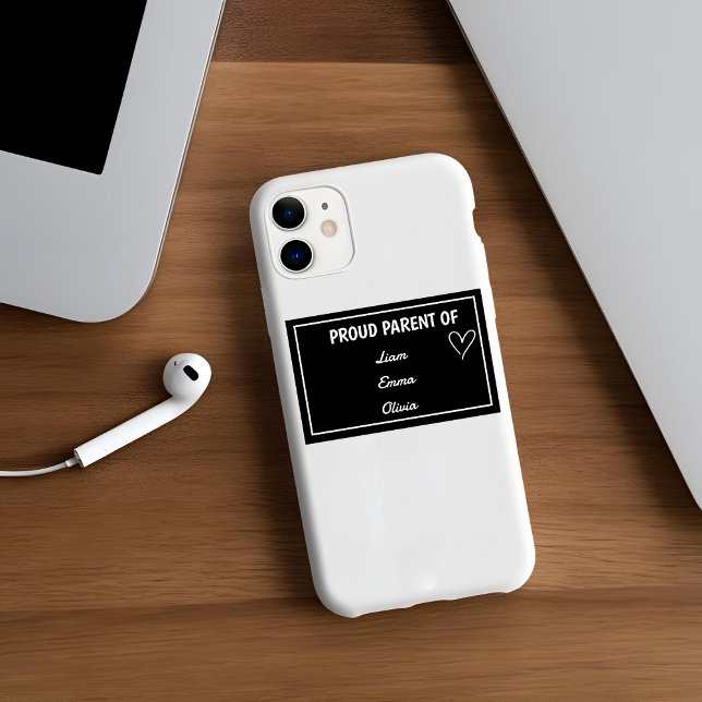 Stolzes Muttertier von [Name 1], [Name 2] und [Nam Case-Mate iPhone Hülle (Von Creator hochgeladen)