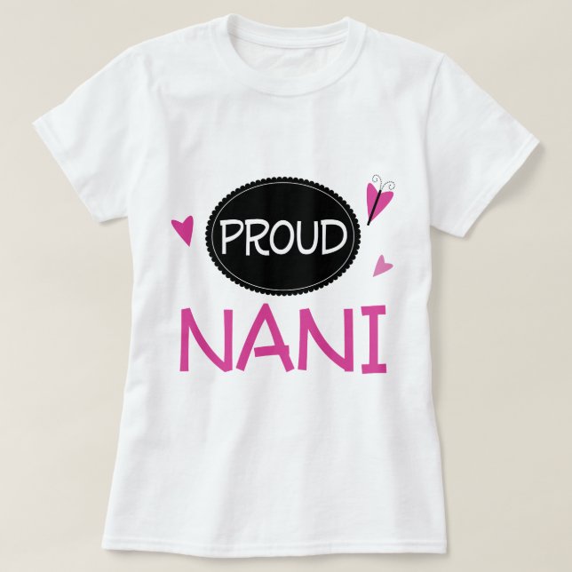 Stolzes Nani T-Shirt (Design vorne)