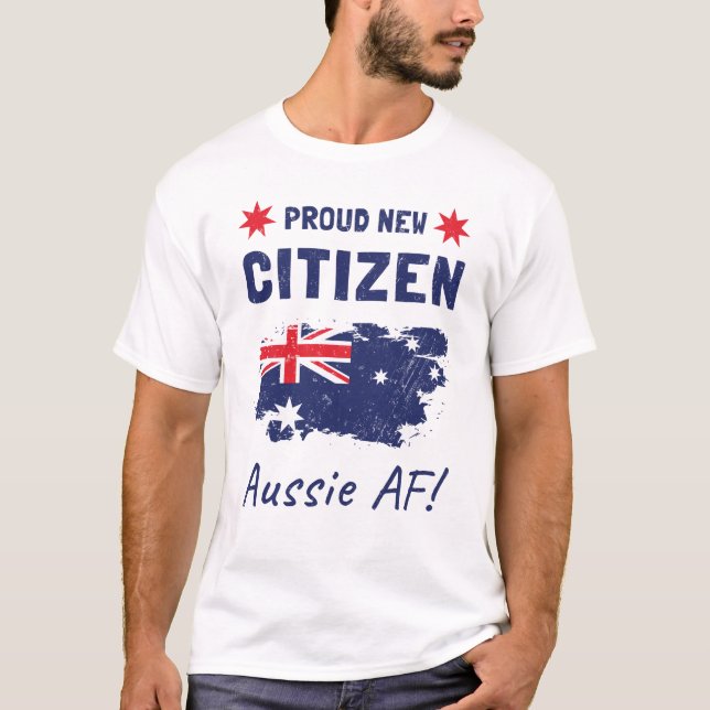 Stolzes neues australisches Staatsbürgertum, Bürge T-Shirt (Vorderseite)