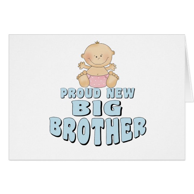 Stolzes neues Bruder-Mädchen (Vorderseite (Horizontal))