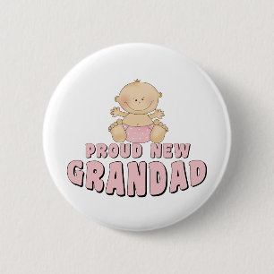 STOLZES NEUES    Grandad-Mädchen Button