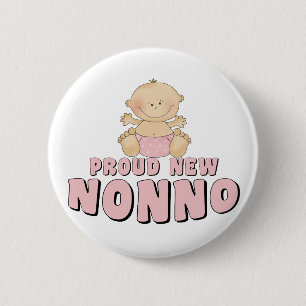 STOLZES NEUES Nonno Mädchen Button