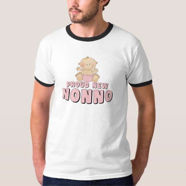 STOLZES NEUES Nonno Mädchen T-Shirt (Vorderseite)