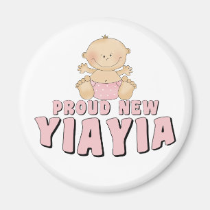 Stolzes neues YiaYia T-Shirt Magnet