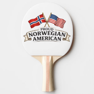 Stolzes norwegisch-amerikanisches Ping-Pong-Schläg Tischtennis Schläger