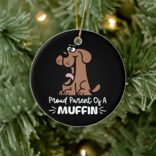 Stolzes Parent eines Muffin Backdesigns für Kondit Keramik Ornament
