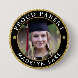 Stolzes Parent Foto Abschluss Class of 2023 Button