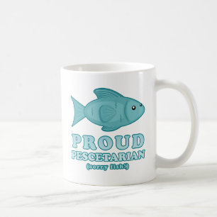 Stolzes Pescetarian Kaffeetasse