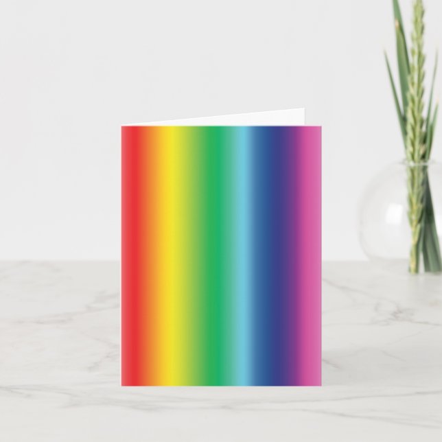Stolzes Regenbogenfarbengefälle modernes Muster (Vorderseite)
