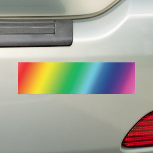 Stolzes Regenbogenfarbengleichgewicht Auto Autoaufkleber