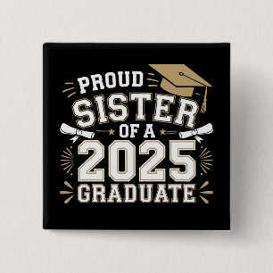 Stolzes Register einer 2025-Graduatenfamilie Button