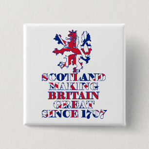 Stolzes schottisches und britisch button