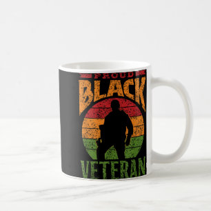 Stolzes schwarzes Veteran Soldat Afrikanischer Mil Kaffeetasse