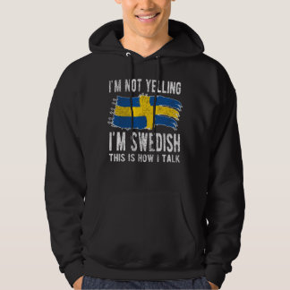 Stolzes schwedisches Erbe Schweden Roots Schwedisc Hoodie