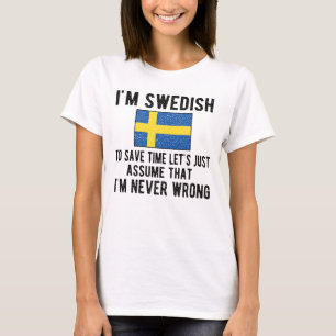 Stolzes schwedisches Erbe Schweden Roots Schwedisc T-Shirt
