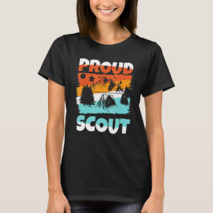 Stolzes Scout Leader Scouting Gear Cub Camping T-Shirt