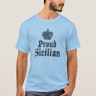 Stolzes sizilianisches Sizilien Herren T-Shirt