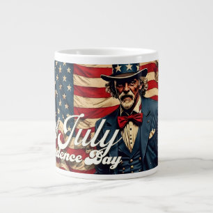 Stolzes Soul des 4. Juli Jumbo-Tasse