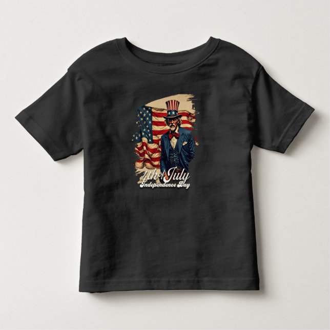 Stolzes Soul des 4. Juli Kleinkind T-shirt (Vorderseite)