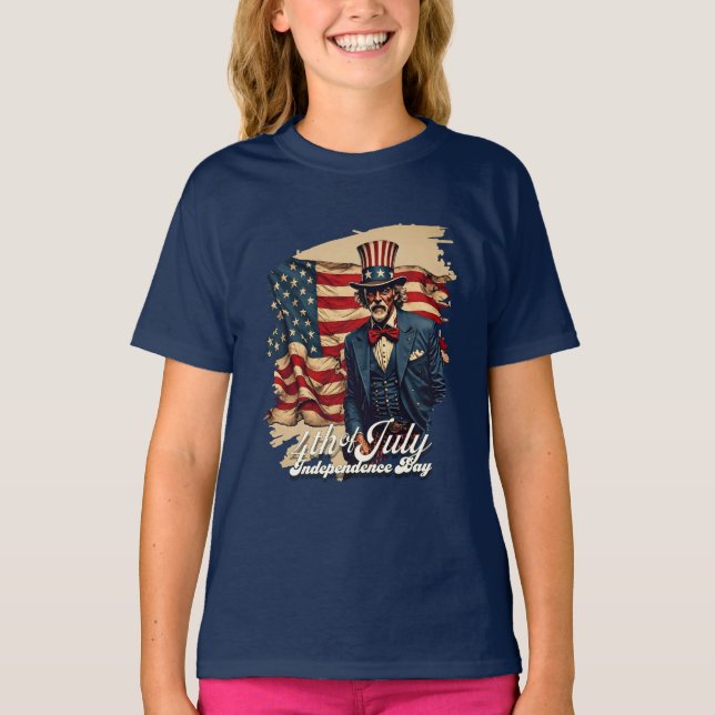 Stolzes Soul des 4. Juli T-Shirt (Vorderseite)