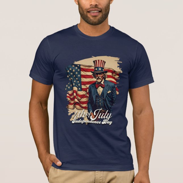 Stolzes Soul des 4. Juli T-Shirt (Vorderseite)