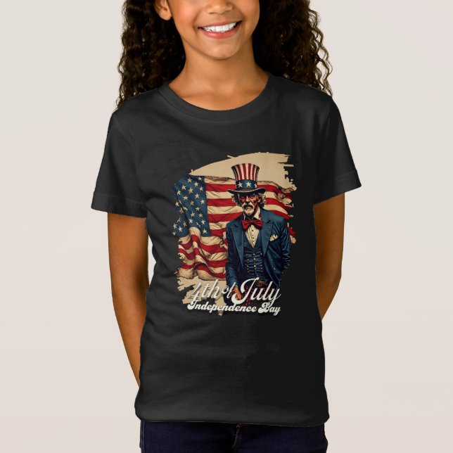 Stolzes Soul des 4. Juli T-Shirt (Vorderseite)