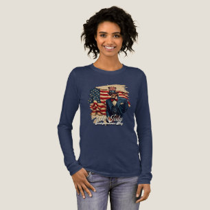 Stolzes Soul des 4. Juli Tri-Blend Shirt