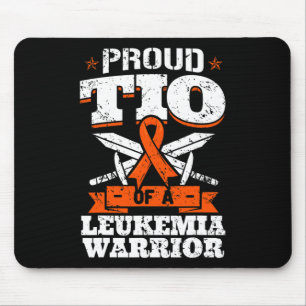 Stolzes Tio eines Leukämiewarnsystems Mousepad