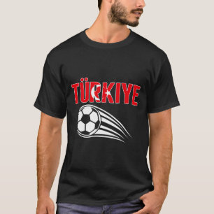 Stolzes Türkei-Fußballfans-Trikot - Türkiye Footby T-Shirt