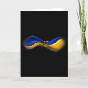 Stolzes ukrainisches Design, um Unterstützung für  Karte
