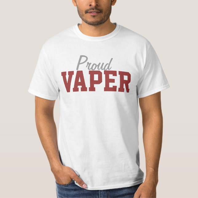 Stolzes Vaper T-Shirt (Vorderseite)
