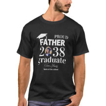 Stolzes Vater personalisierter AbschlussT-Shirt