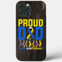 Stolzes Vater World Down Syndrome Awareness Day Ri