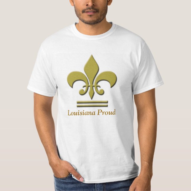 Stolzes" Wert-T-Shirt "Louisianas T-Shirt (Vorderseite)