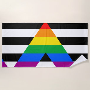 Stolzflagge der Verbündeten Strandtuch
