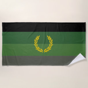 Stolzflagge für militärische Uniformen Strandtuch