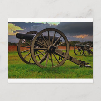 Stom über dem Schlachtfeld Postkarte